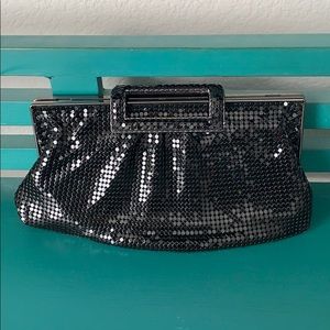 Black shimmery evening bag